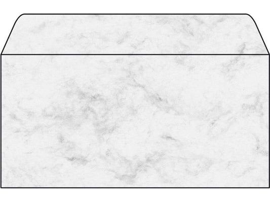 Sigel Enveloppe DP073 Gris marbre, 50 pièces