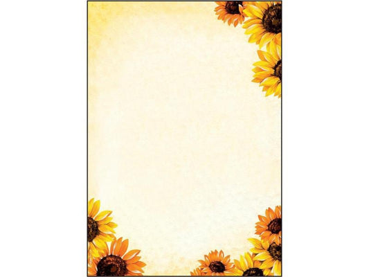 Sigel Papier à motif Field of Sun A4, 50 feuilles
