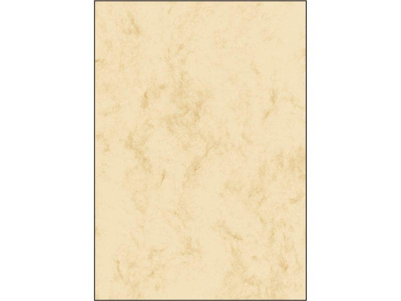 Sigel DP181 Papier marbré, A4, beige