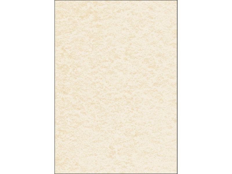 Sigel Perga Papier marbré, champagne, A4, 100 feuilles