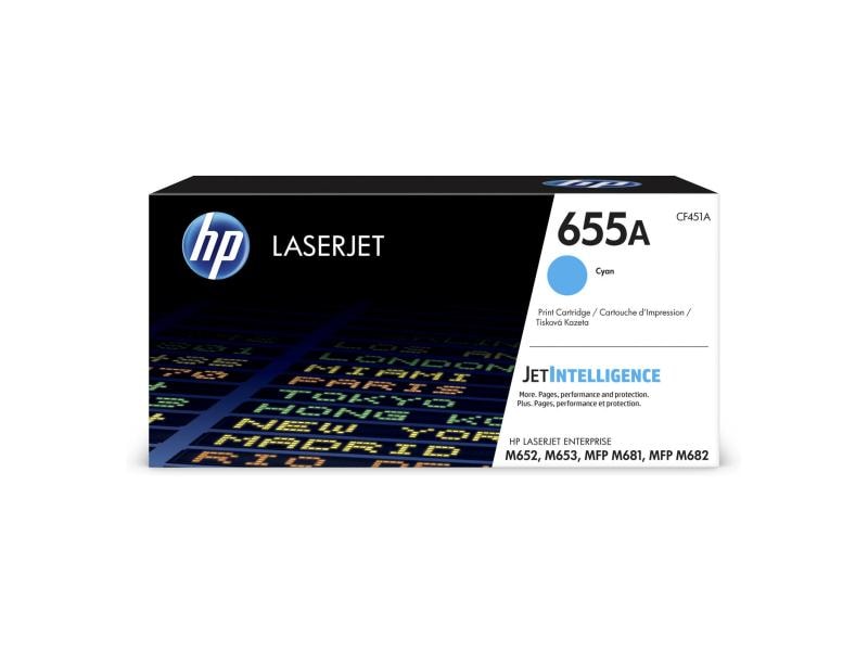 HP Toner Nr. 655A (CF451A) Cyan