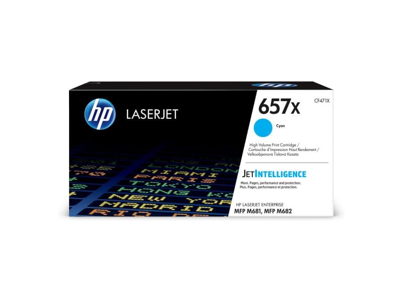 HP Toner Nr. 657X (CF471X) Cyan