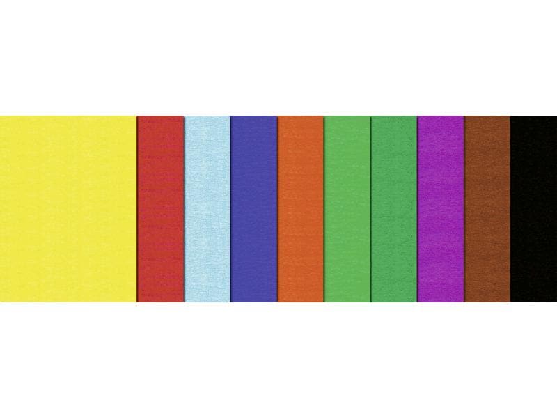 URSUS Papier crêpe 50 cm x 2,5 m, 32 g/m², multicolore