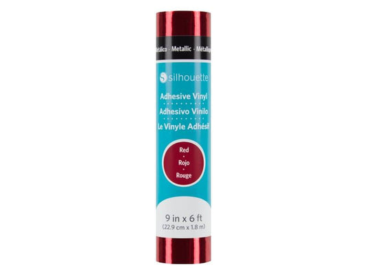 Silhouette Film de vinyle Métallique 22.9 cm Rouge, métallisé