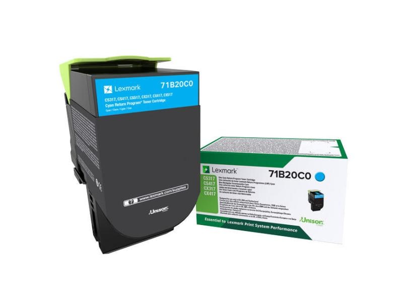 Lexmark Toner 71B20C0 Cyan
