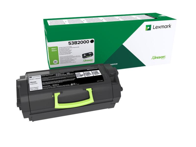 Lexmark Toner 53B2000 noir