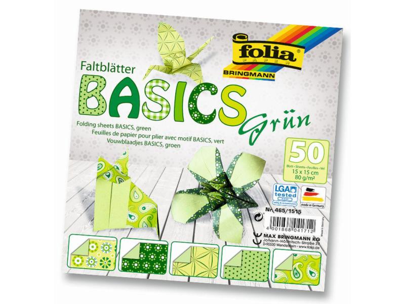 Folia Feuilles origami Basics  verdoyant