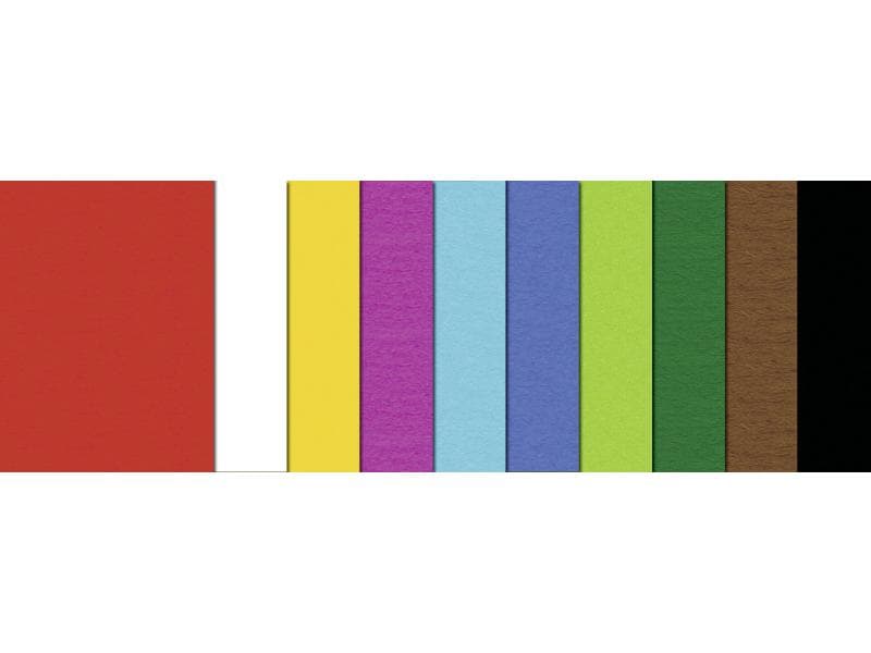 URSUS Papier cartonné A4 assorti en 25 couleurs Couleur assortie