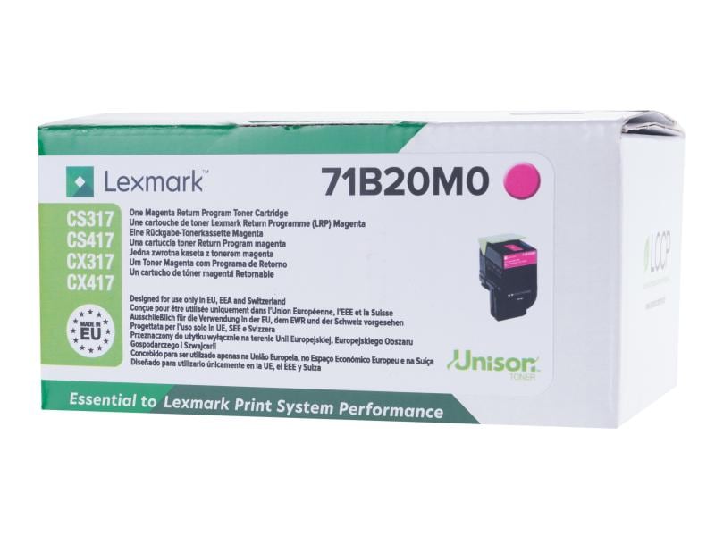 Lexmark Toner 71B20M0 Magenta