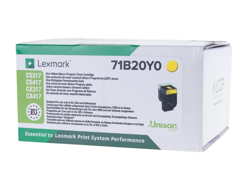 Lexmark Toner 71B20Y0 Yellow