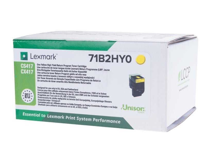 Lexmark Toner 71B2HY0 Yellow