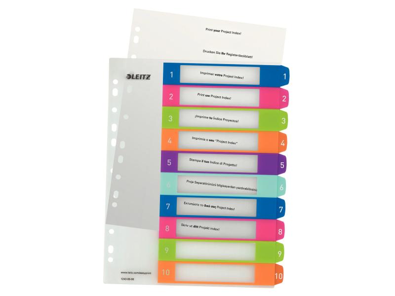 Leitz Registre WOW A4 1-10