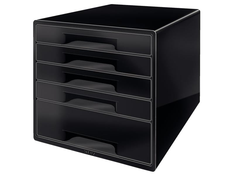 Leitz Boîte à tiroirs Wow Cube 5 noir
