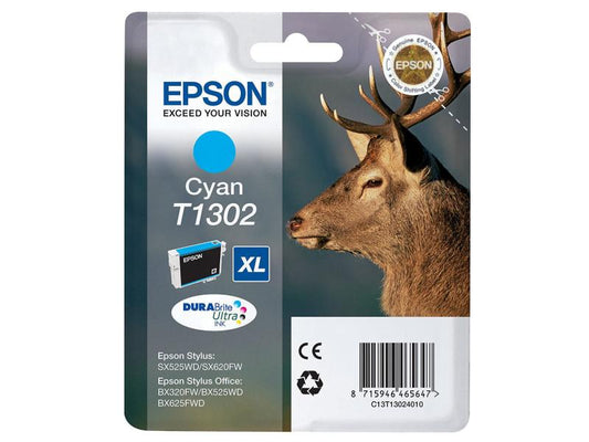 Epson Encre T1302 / T13024012 Cyan