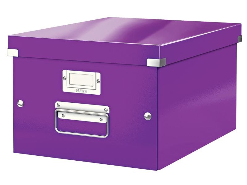 Leitz Boîte de rangement Click & Store A4 Violet