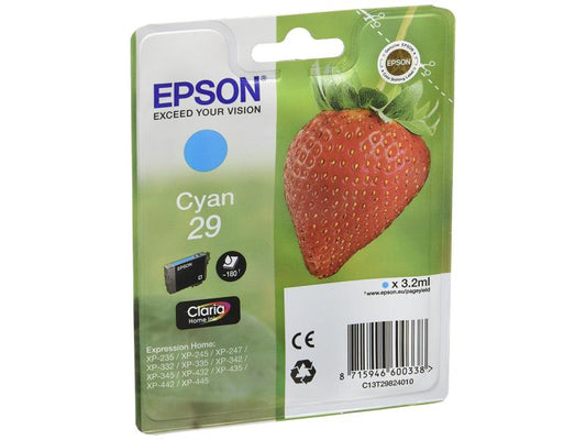 Epson Encre T29824012 Cyan