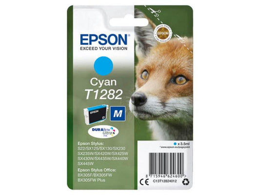 Epson Encre T12824012 Cyan