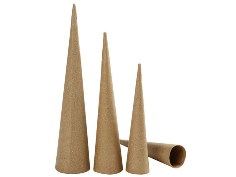 Creativ Company Cône en carton 20-30 cm 3 Pièce/s