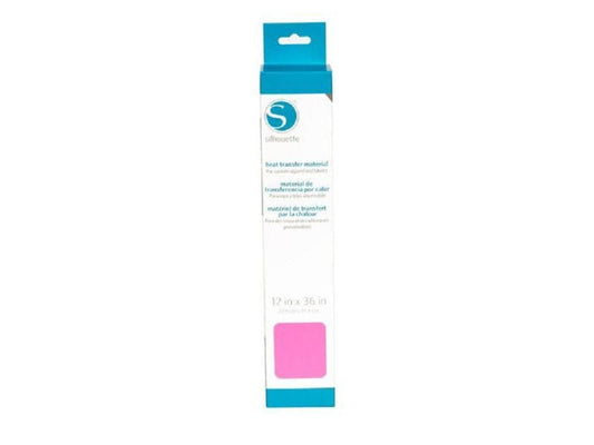 Silhouette Film thermocollant 30.5 cm x 90 cm Rose, lisse
