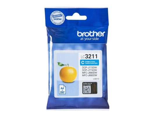 Brother Encre LC-3211C Cyan