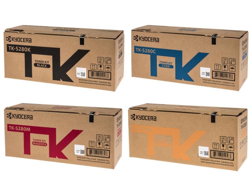Kyocera Kits de toner TK-5280 noir/Yellow/Cyan/Magenta