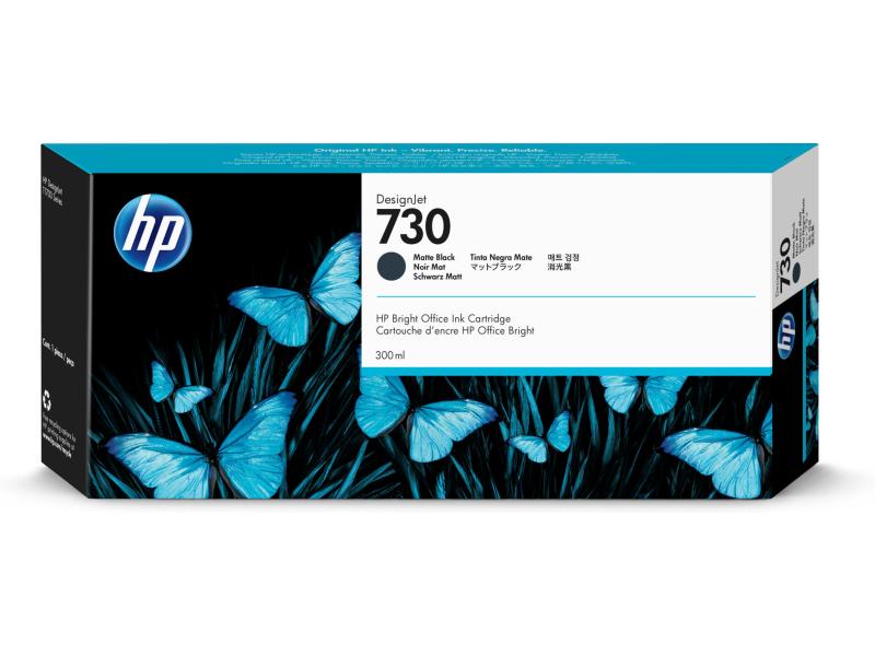 HP Encre Nr. 730 (P2V71A) Matte Black