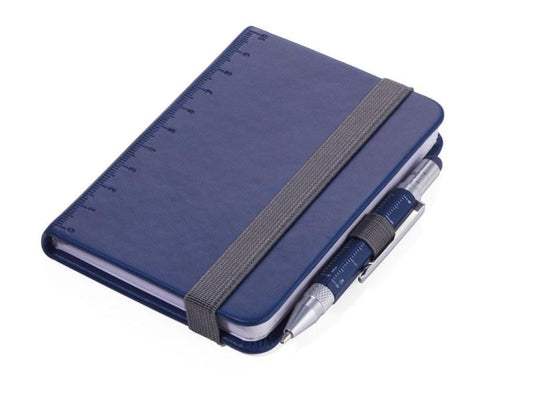 Troika Carnet de notes LILIPAD LILIPUT A7, Vierge, Bleu foncé