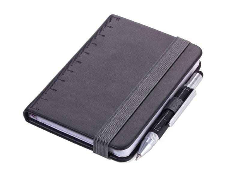 Troika Carnet de notes Lilipad+Liliput A7, Vierge, Noir