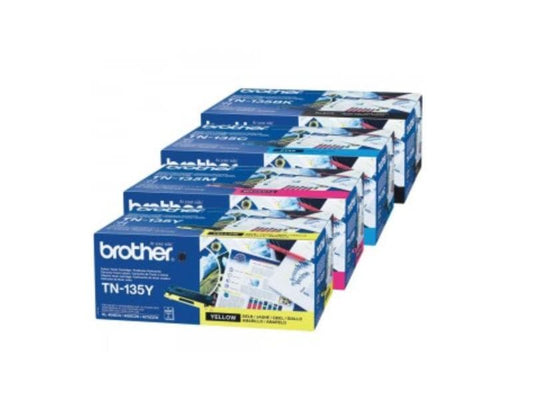 Brother Kits de toner TN-135 noir/Cyan/Magenta/Yellow