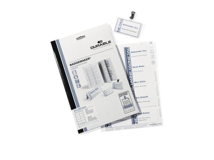 DURABLE Étiquettes porte-noms 54 x 90 mm mm, 20 feuille