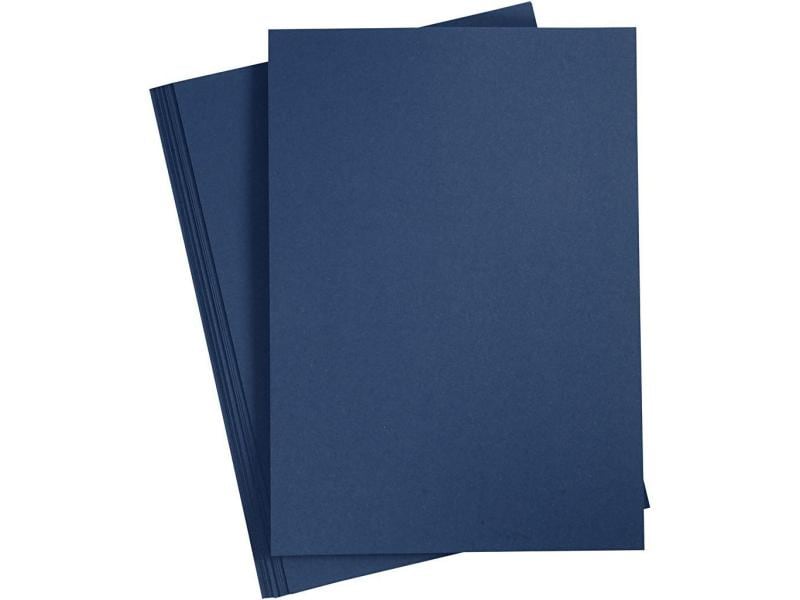 Creativ Company Papier de bricolage 110 g, 20 feuilles, bleu