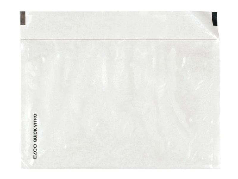 ELCO Pochette pour documents Quick Vitro C6 Transparent, 250 pièces