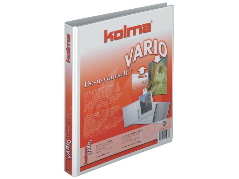Kolma Classeur à anneaux Vario A4 Universal 2 cm, blanc