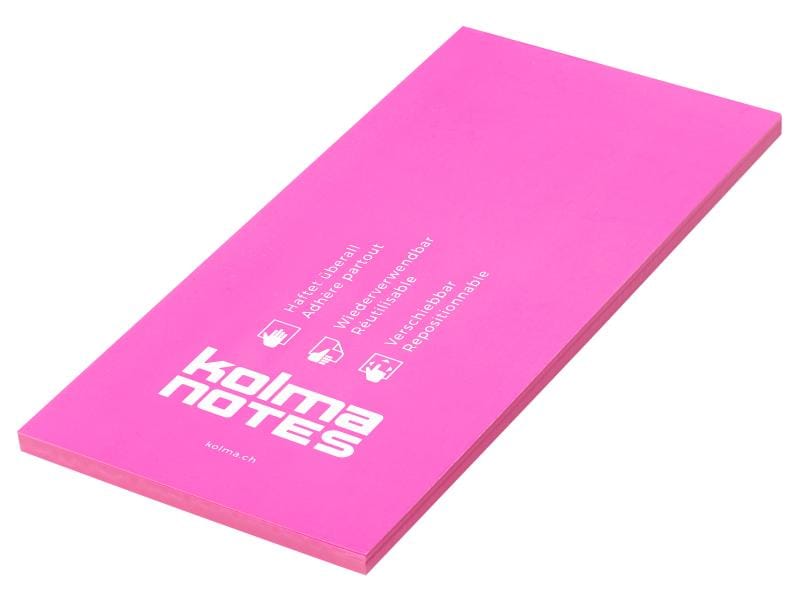 Kolma NOTES 99 x 210 mm Rose, 100 feuilles