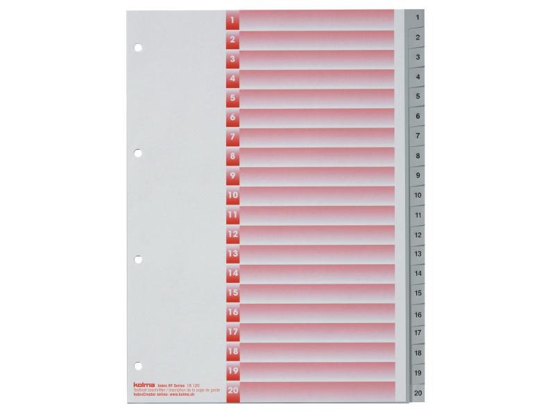 Kolma Registre A4 KolmaFlex 1-20