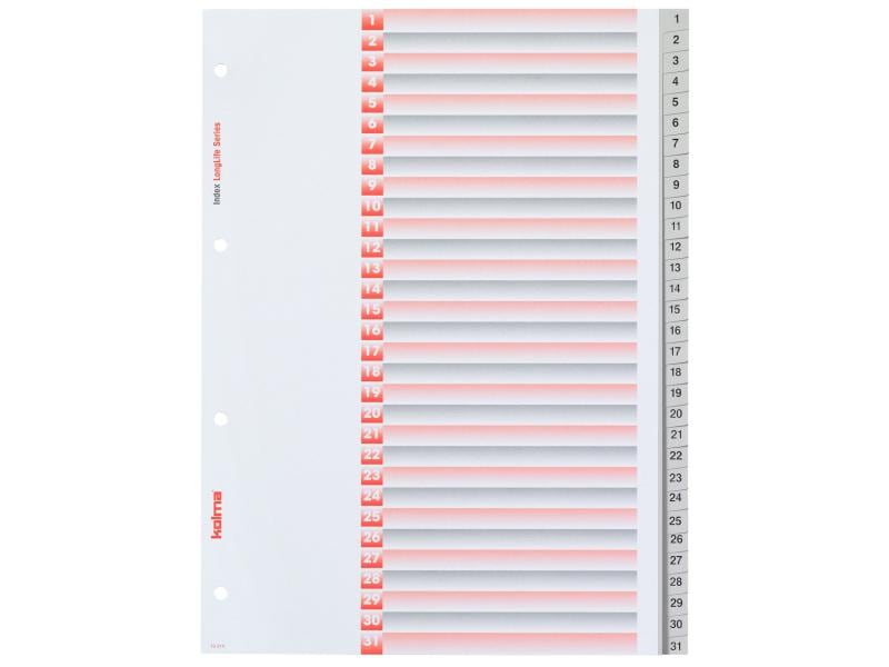 Kolma Registre A4 LongLife 1-31