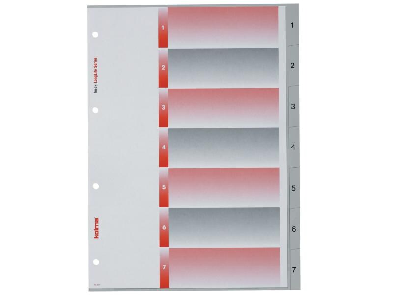 Kolma Registre A4 LongLife 1-7
