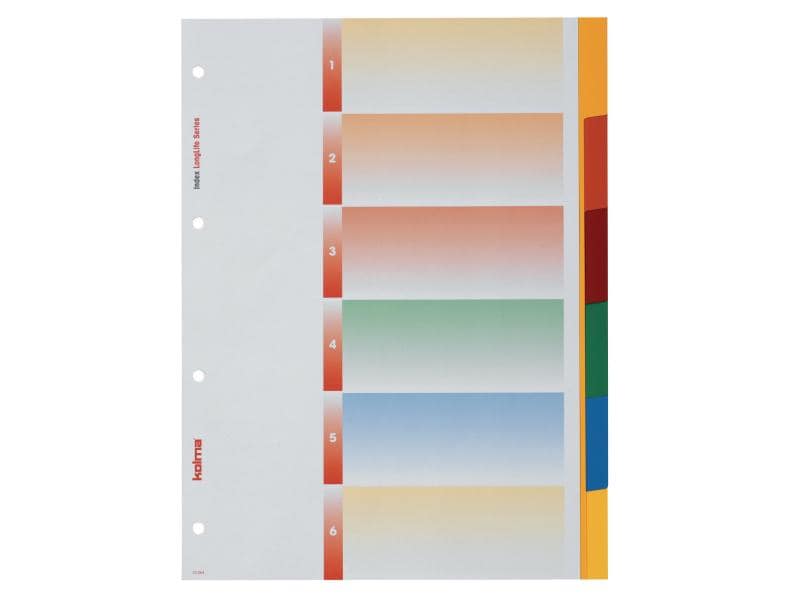 Kolma Registre A4 LongLife 1-10 Vierge