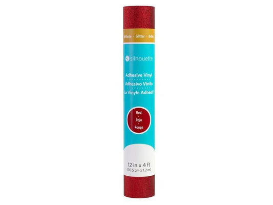 Silhouette Film de vinyle Glitter 30.5 Rouge