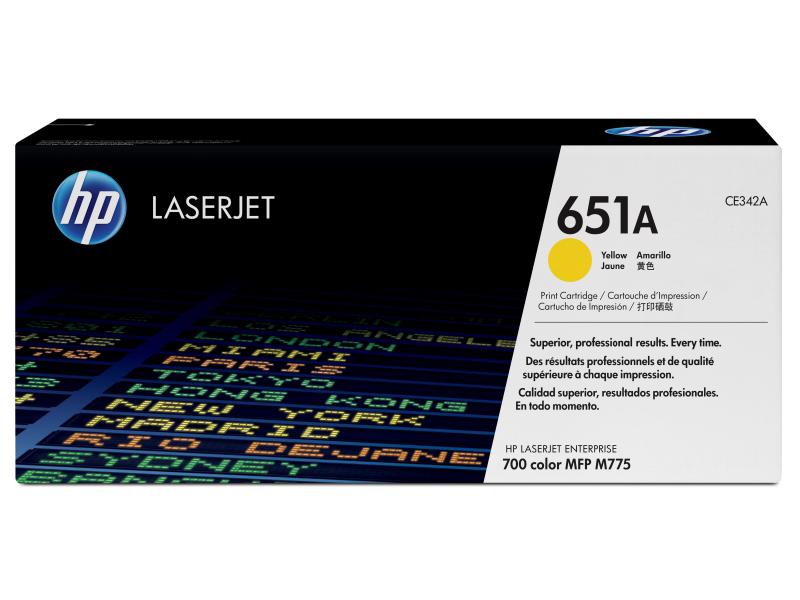 HP Toner Nr. 651A (CE342A) Yellow