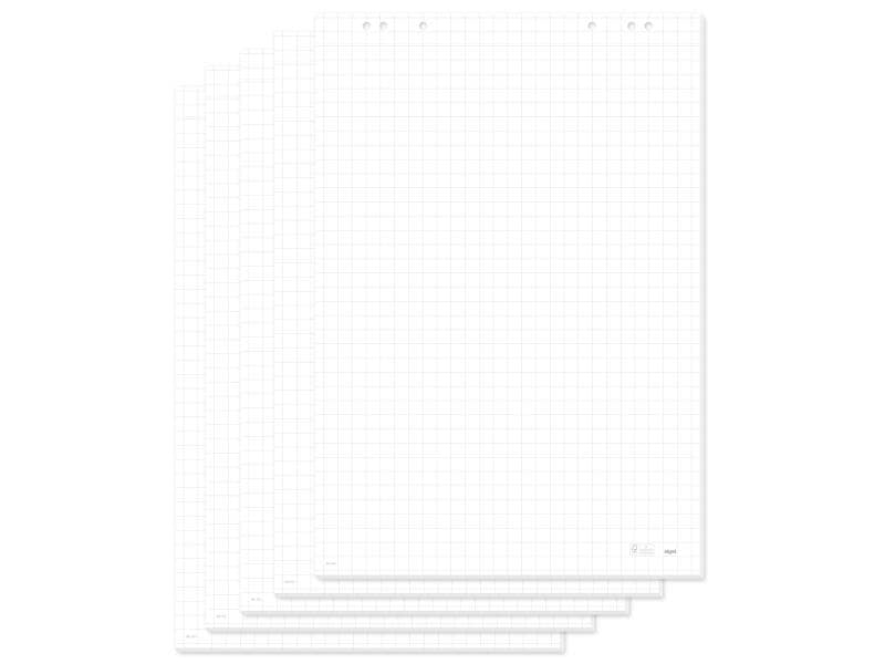 Sigel Marqueurs pour tableau de conférence 68 x 98 cm 5 blocs de 20 feuilles