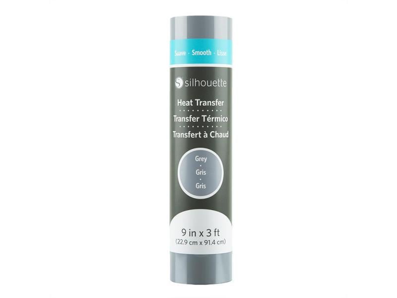 Silhouette Film thermocollant 22.9 cm x 91.4 cm Gris, lisse