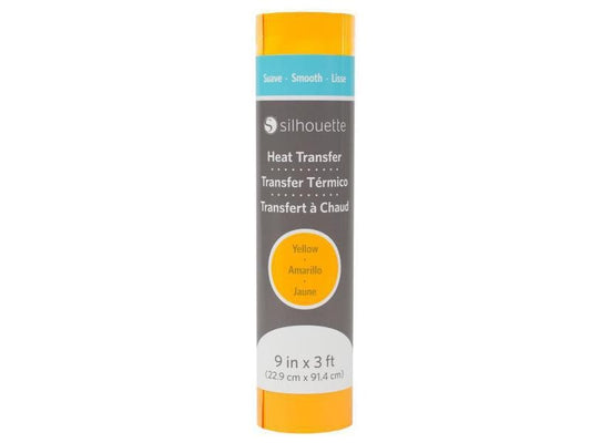 Silhouette Film thermocollant 22.9 cm x 91.4 cm Jaune, lisse