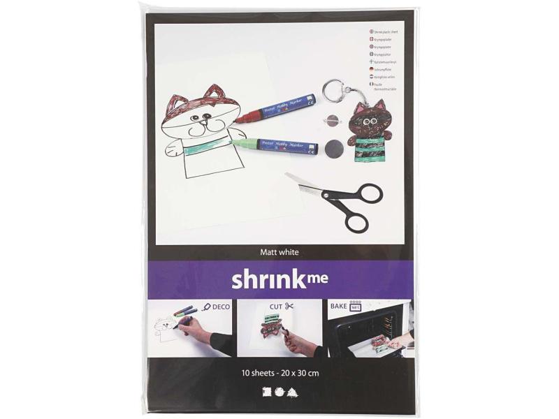 Creativ Company Film rétractable 20 x 30 cm blanc mat