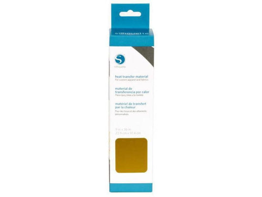 Silhouette Film thermocollant 22.9 cm x 91.4 cm Or, lisse