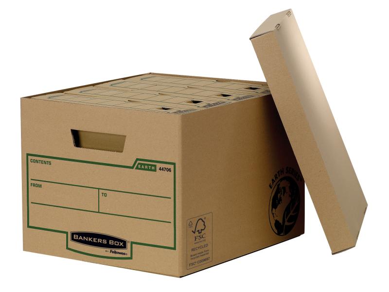 Fellowes Boîte d’archivage R-Kive EarthSeries Brun, 10 pièces