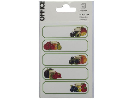 Office Étiquettes universelles 79 x 23 mm 15 pcs.
