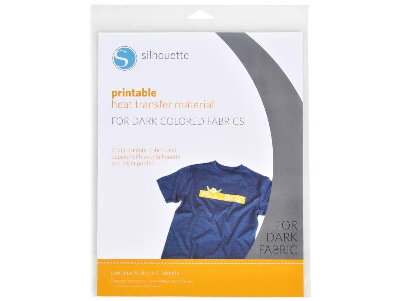 Silhouette Film thermocollant A4 tissus noirs