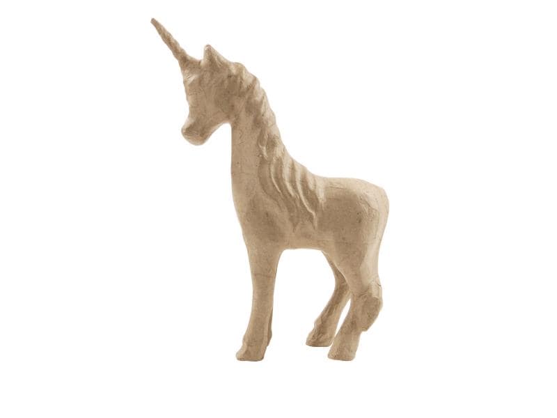 décopatch Figurine en carton 16 x 6 x 21 cm licorne