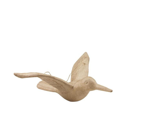 décopatch Figurine en carton 22 x 24.5 x 9.5 colibri